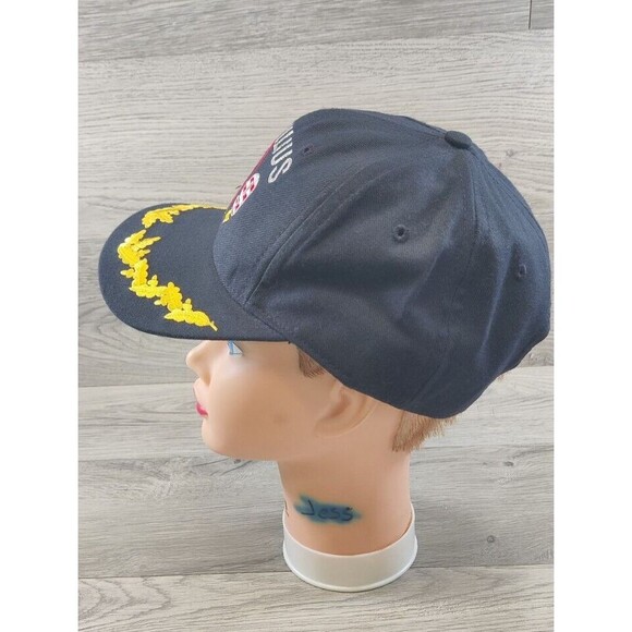 The Corps USS Milius DDG 69 Logo Blue Baseball Cap Snapback Hat Adjustable - Picture 2 of 8